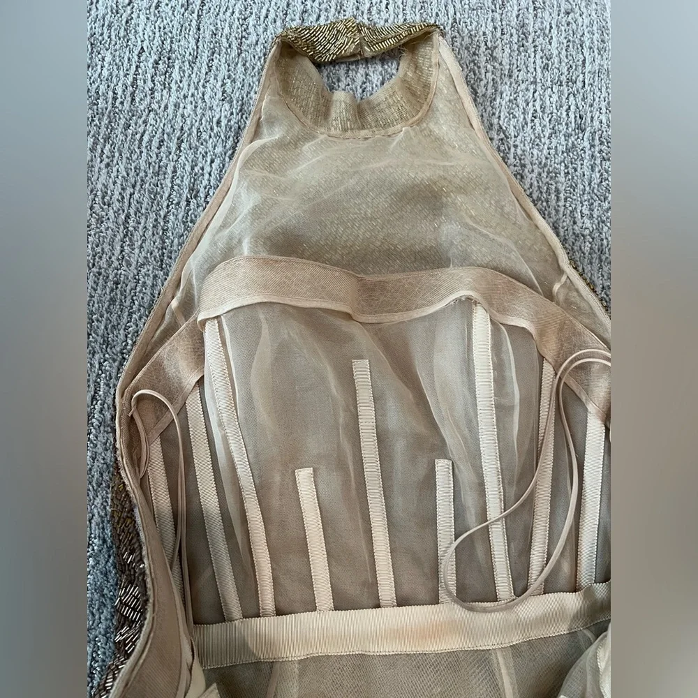 Oscar De La Renta Beaded Dress - Picture 5 of 13